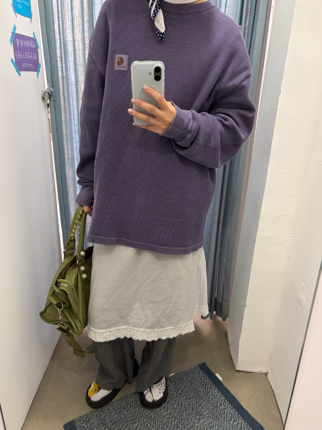 🔝Carhartt 卡哈特 華夫格洗長袖T恤 
定織定染華夫格面料 面料特殊性很大縮水性以及版型都需要考慮在內 控制的縮率都是經過3道工序 第一道面料洗水 第二道面料烘乾 第三道酵素洗 三道後的控制縮率幾乎已經達到最佳狀態
尺碼：S-XL