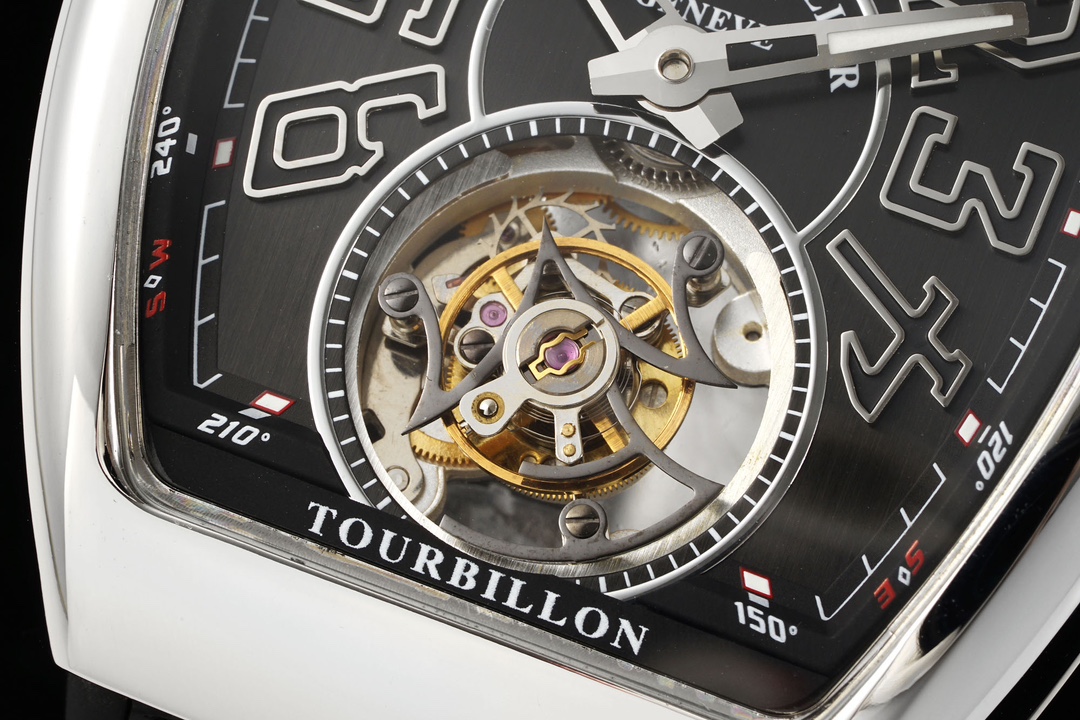 RMS 最新款 頂級復刻 法蘭克穆勒V45 Vanguard陀飛輪系列 歷時多年研發機芯 
1 1:1 超級復刻原裝複雜法穆蘭陀飛輪機芯 細節完美到位 打造正品機芯獨具的雙發條盒 超薄工藝 
2超長72小時動力儲存 告別每天手動上鏈 高端玩家的定制款 把頭上鏈30個半圈 發條盒為滿 不需要過度上鏈 
3 千錘百鍊 316L精鋼表殼 超薄表殼 與原裝一致厚度 彎曲弧度 更加貼合手腕 佩戴舒適 
4 純正進口意大利小牛皮 貼合手感品質一流的進口氟橡膠錶帶 與正版全完通用互換
5瑞士工程師 原版機芯拆解 一比一