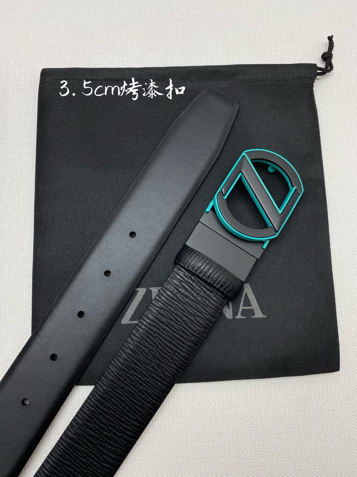 傑尼亞男士腰帶- 寬度35MM 精品扣精工打造  進口小牛皮 獨特設計工藝 手感柔軟 可以裁剪