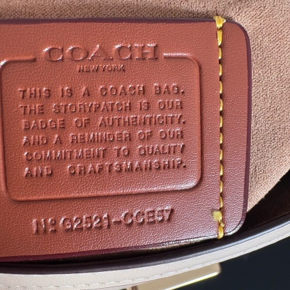 
[新品]COACH/蔻馳奧萊女士ETTA 29號翻蓋單肩包腋下包 CCE57 29*21*12