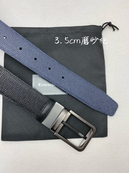 傑尼亞男士腰帶- 寬度35MM 精品扣精工打造  進口小牛皮 獨特設計工藝 手感柔軟 可以裁剪