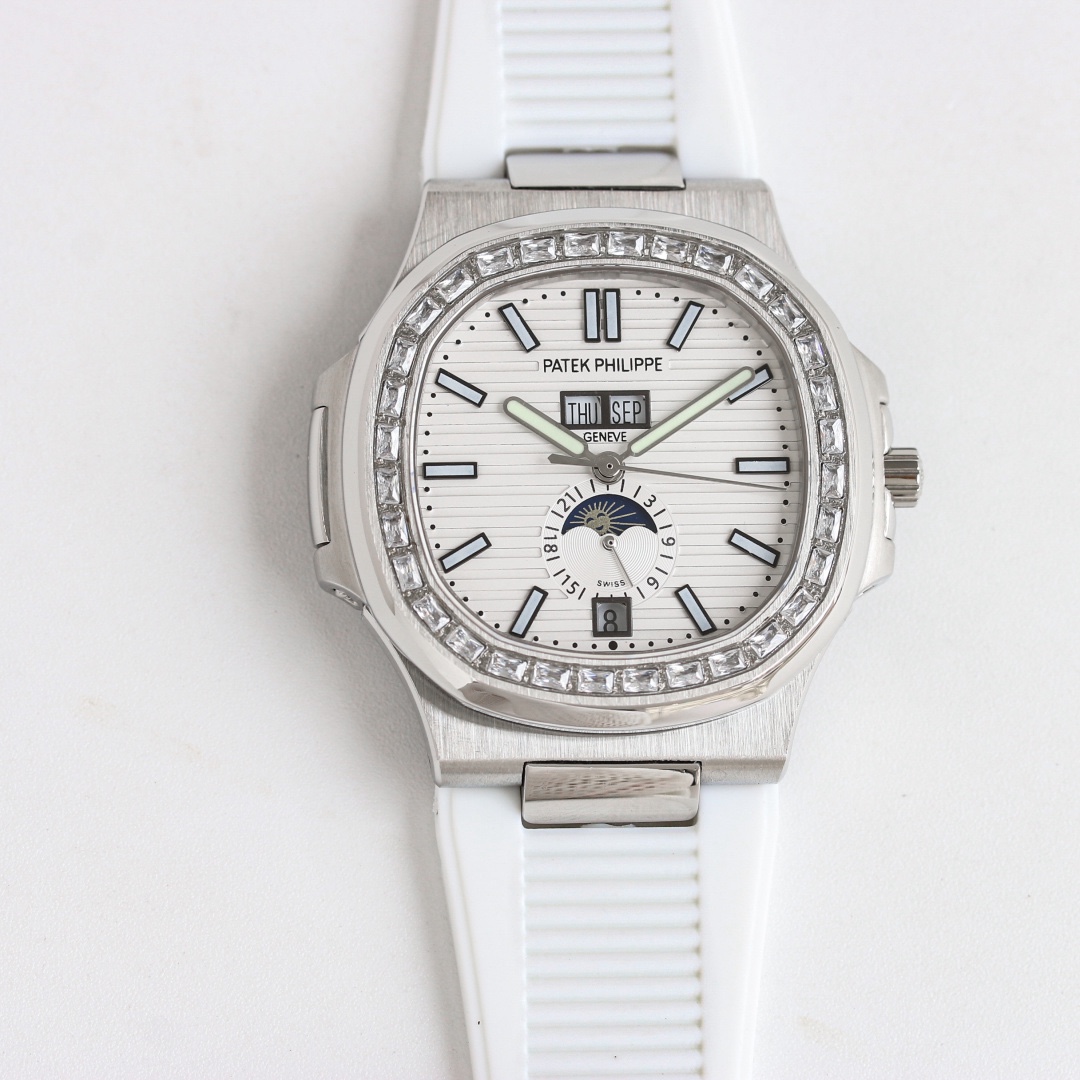 高端復刻1-1 TW推出全新 百達斐麗 PP 鸚鵡螺5726/1A🔥 百達翡麗 鸚鵡螺系列 
全新開模全新力作頂級V2版本上新！