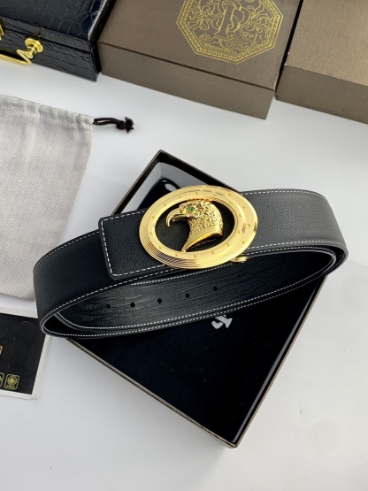 【史蒂芬】原版樹皮紋牛皮腰帶，搭配新款不鏽鋼鷹頭扣，寬度3.8cm，雙面可用，長度不可調節，尺碼（85-110）具有獨特吸引力！