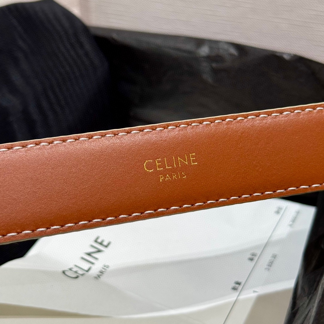 賽琳新款女士凱旋門腰帶
TRIOMPHE 雙面頂級小牛皮腰帶
百搭時尚潮流，寬度2.5cm