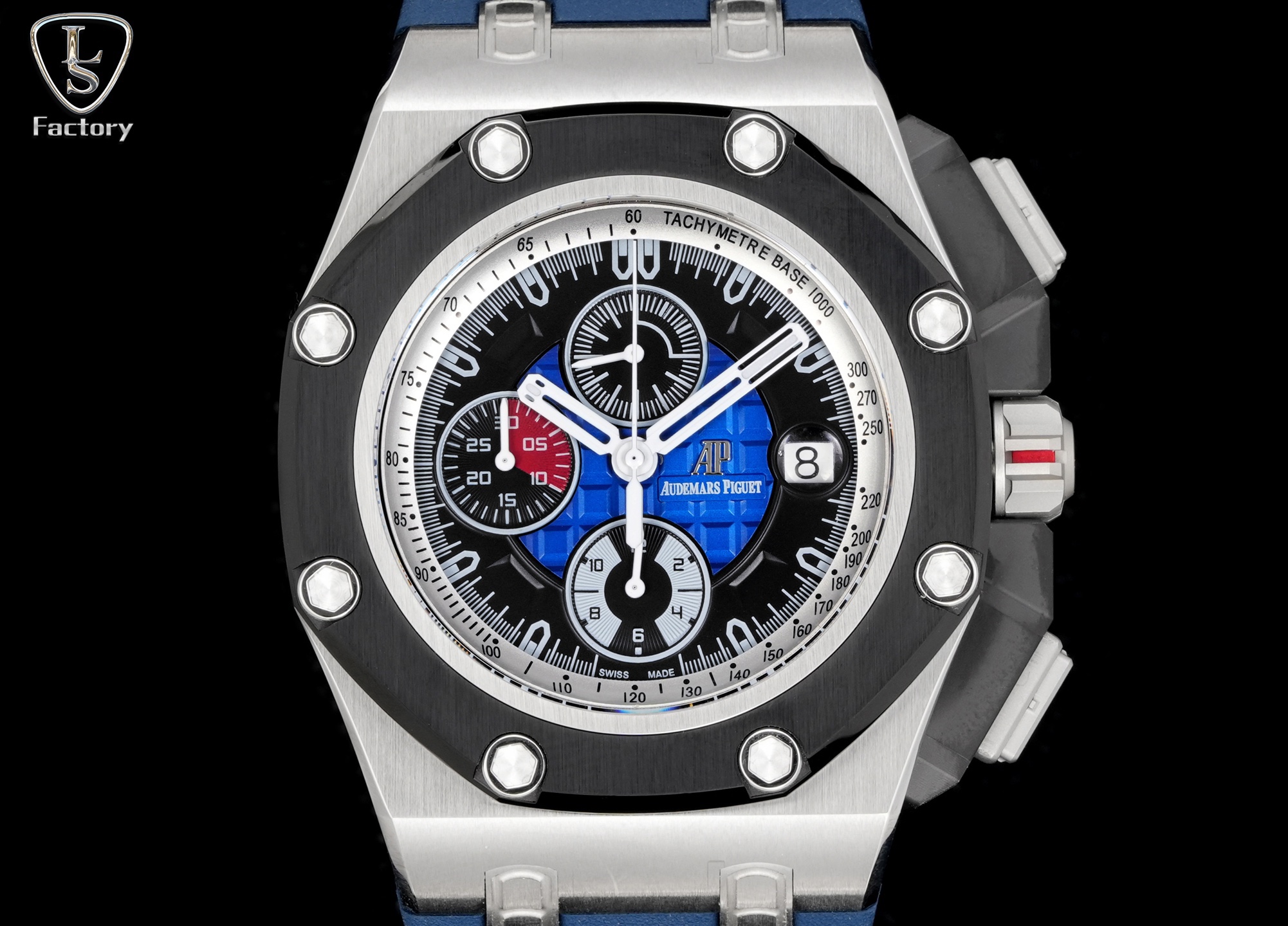 LS .Factory  愛彼  Audemars  Piguet  
邁克爾·舒馬赫皇家橡樹離岸型 26568PM.OO.A021CA.01 全新升級版，杜絕一眼假，橫空出世！
愛彼研制的邁克爾·舒馬赫皇家橡樹離岸型計時腕表採用44毫米的表徑，做到無可挑剔，堪稱天花板級別
