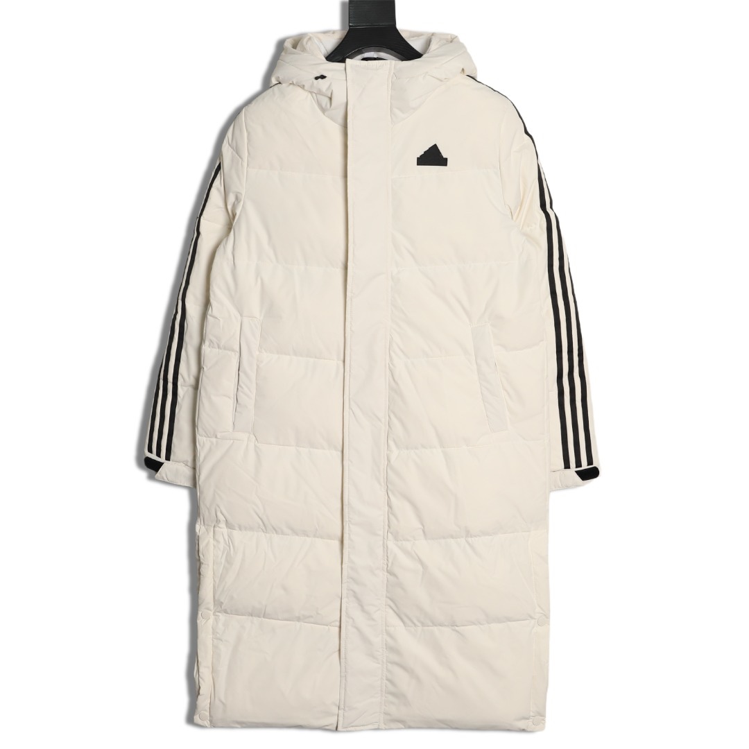 Adidas 阿迪達斯 三條槓保暖專櫃長款落肩款羽絨服
明星同款阿迪羽絨服 adidas 休閒舒適保暖長款羽絨服 男女同款  面料採用原版定制防水防靜電布料 內里採用尼龍雙層封禁設計 過膝長款設計超級保暖 分區填充300克標準80白鴨絨 蓬松度超好 輕便不厚重 拉鍊帶有定制logo 袖子側邊經典三條槓 內里配備口袋 胸前刺繡硅膠小標 清晰立體又飽滿 袖口鬆緊設計更加防風保暖 下擺按扣設計可隨意調節 方便戶外行動 寬松的版型不挑人 穿上就是行走的棉被 絲毫不懼寒冬 
L SIZE:S-XL