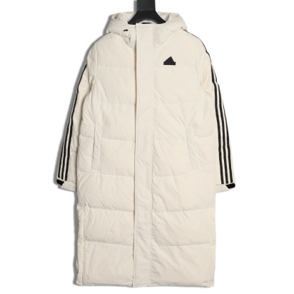 Adidas 阿迪達斯 三條槓保暖專櫃長款落肩款羽絨服
明星同款阿迪羽絨服 adidas 休閒舒適保暖長款羽絨服 男女同款  面料採用原版定制防水防靜電布料 內里採用尼龍雙層封禁設計 過膝長款設計超級保暖 分區填充300克標準80白鴨絨 蓬松度超好 輕便不厚重 拉鍊帶有定制logo 袖子側邊經典三條槓 內里配備口袋 胸前刺繡硅膠小標 清晰立體又飽滿 袖口鬆緊設計更加防風保暖 下擺按扣設計可隨意調節 方便戶外行動 寬松的版型不挑人 穿上就是行走的棉被 絲毫不懼寒冬 
L SIZE:S-XL