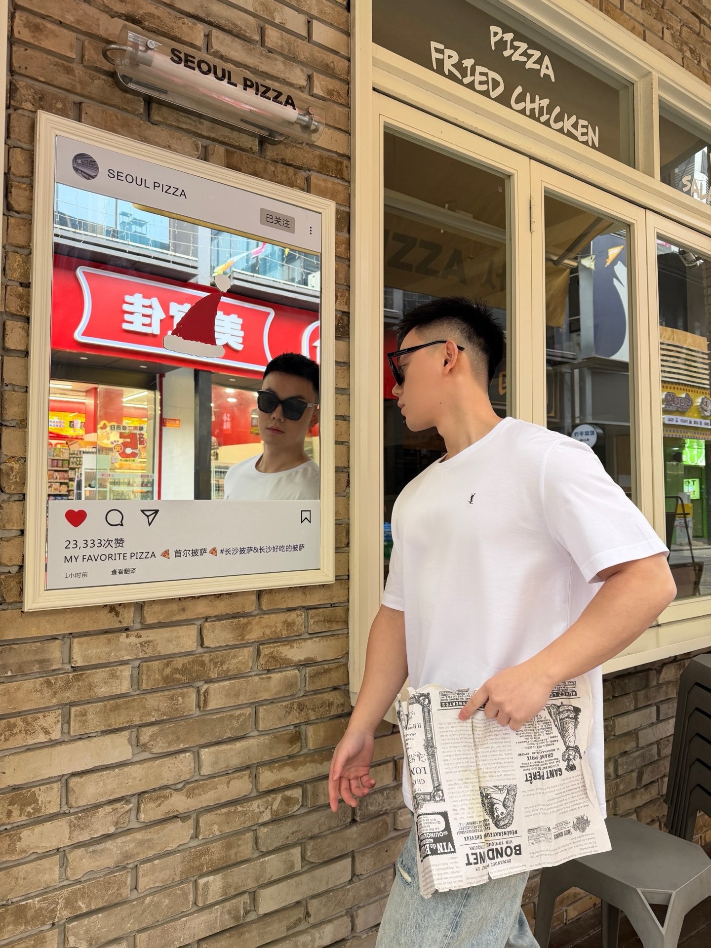 🔝SAINT LAURENT聖羅蘭SLP 小標純色徽標短袖T恤
正品購入開發，50支雙股精品賽爾棉170克，1*1拉架羅紋280克，進口刺繡，面料酵洗，定制1：1商標，寬松版型
B Size：S-XL