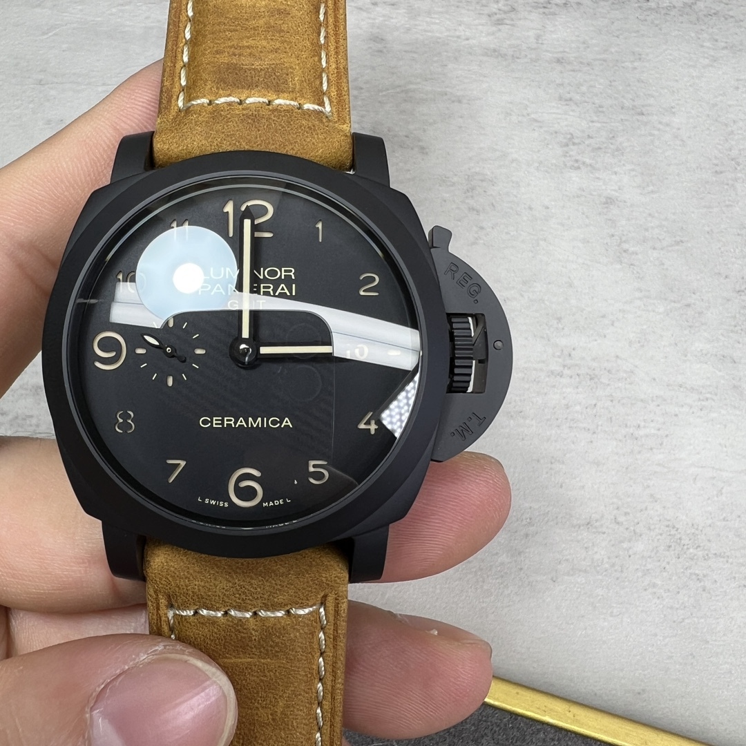 VS限量推薦：沛納海LUMINOR 1950系列PAM00441腕表，陶瓷表殼，9001定制自動機械，44毫米。