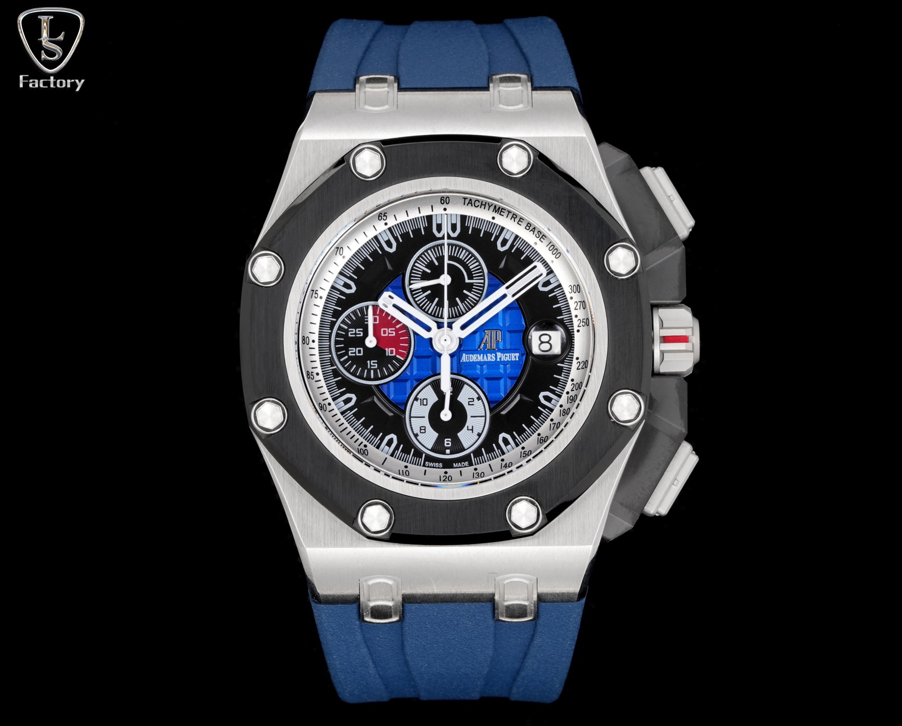 LS .Factory  愛彼  Audemars  Piguet  
邁克爾·舒馬赫皇家橡樹離岸型 26568PM.OO.A021CA.01 全新升級版，杜絕一眼假，橫空出世！
愛彼研制的邁克爾·舒馬赫皇家橡樹離岸型計時腕表採用44毫米的表徑，做到無可挑剔，堪稱天花板級別
