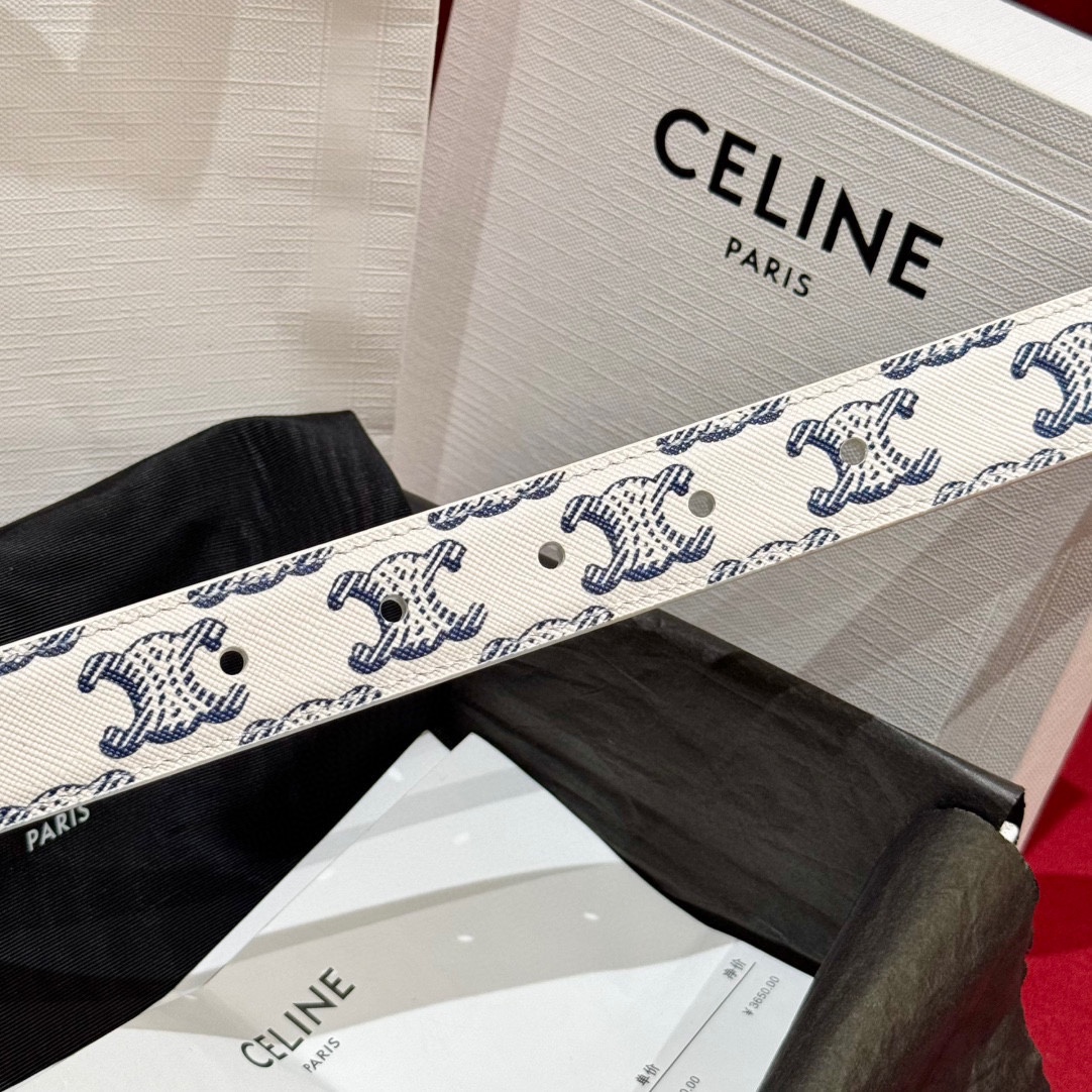 賽琳新款女士凱旋門腰帶
TRIOMPHE 雙面頂級小牛皮腰帶
百搭時尚潮流，寬度2.5cm