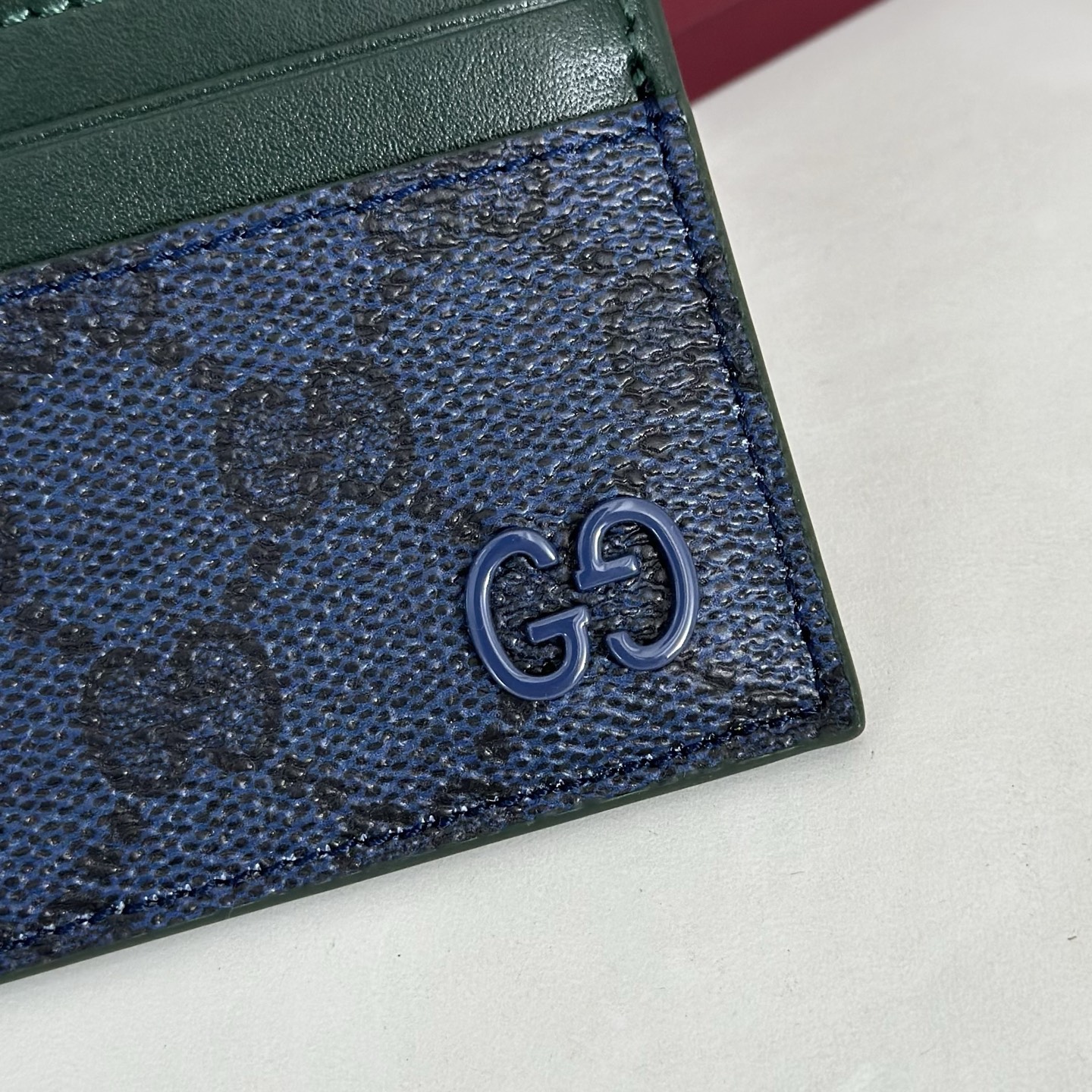 🆕專櫃品質， 原單貨，實物實拍！768248蘭膠/綠皮，尺寸：寬11x高7