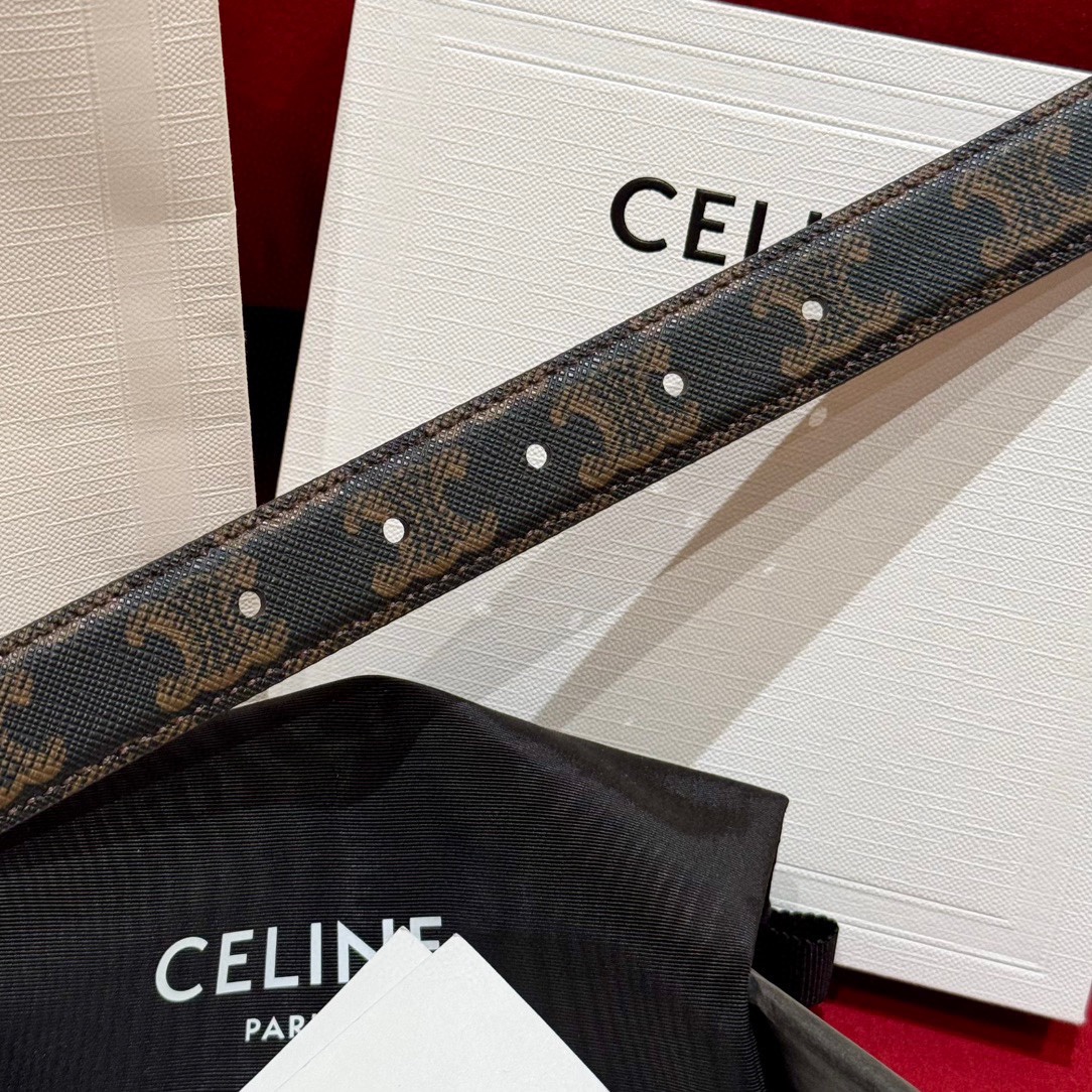 賽琳新款女士凱旋門腰帶
TRIOMPHE 雙面頂級小牛皮腰帶
百搭時尚潮流，寬度2.5cm