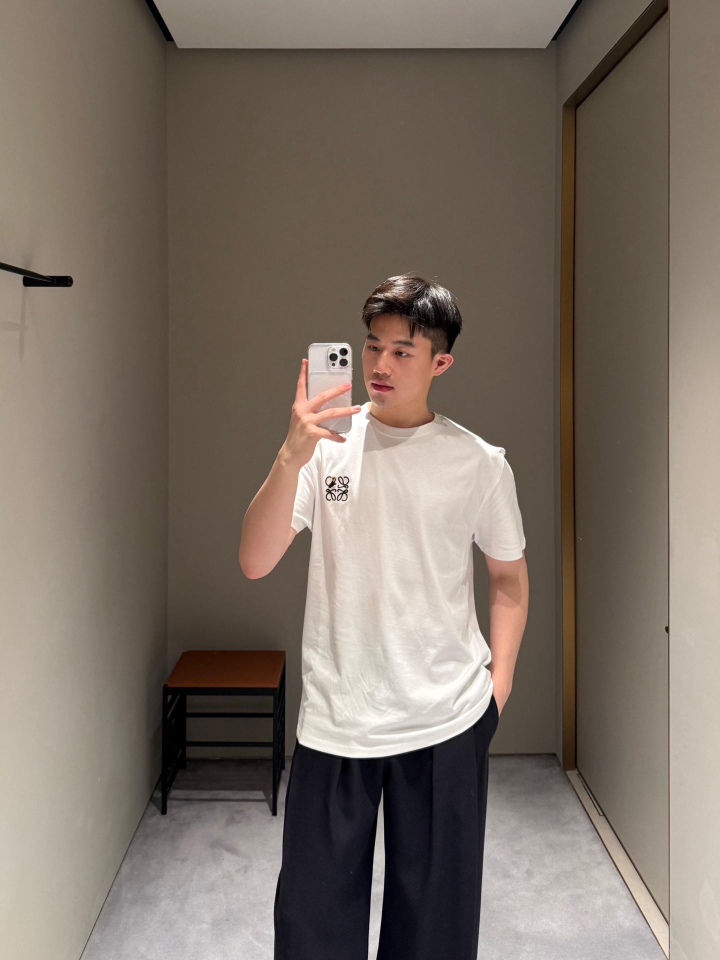 🔝LOEWE X LOUIS WAIN 羅意威 貓咪刺繡短袖T恤
定制緞光精密超柔錦棉，採用進口機刺繡工藝，精度高，線條流暢而細膩，面料都經過澆洗，手感質感更佳，不易變形，不易縮水，不易褪色，寬松版型
B Size：S-XL