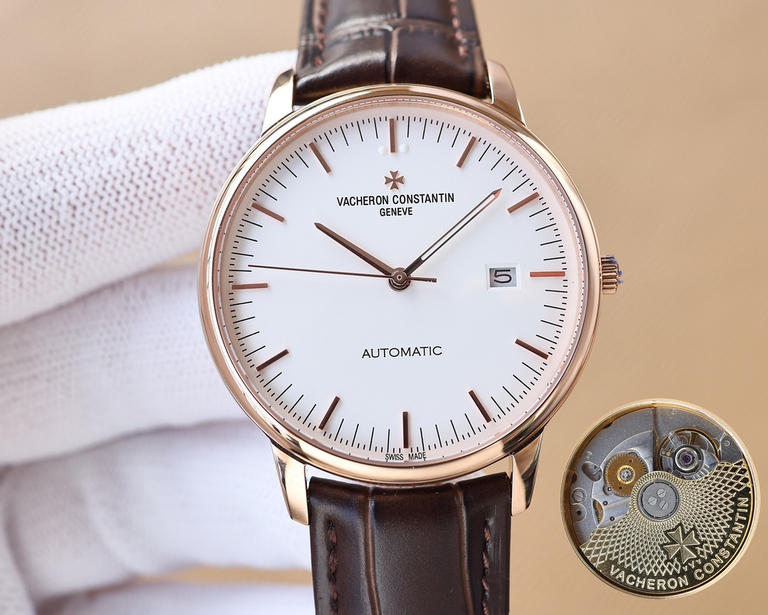 【TW 最新熱門款🔥】江詩.丹頓🆕Vacheron constantin 經典之美品鑒江詩.丹頓傳承系列腕表！
1⃣️團隊歷時9個月精心設計，敢為人先，力求完美，突破多層技術瓶頸💪
2️⃣ 市場獨家最新鍋蓋玻璃材質，超強的3D立體感，超薄工藝，超強夜光，直徑42mm👏
3️⃣款式採用原裝9015®機芯，每小時振頻28800次，零返修®質量✅
4⃣️ 錶盤上採用經典獨家內影，更顯示出這款腕表的華貴氣質🕶
5⃣️ 款式搭配意大利牛皮讓手腕更貼合舒適
   🔥頂級出品 精品不斷🔥