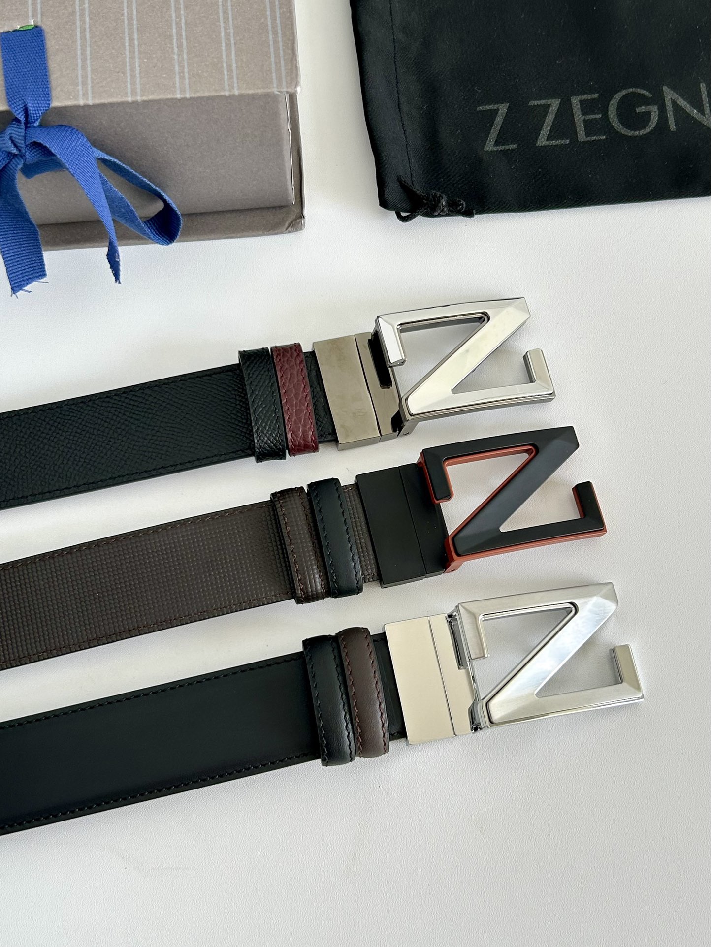 傑尼亞【Zegna】何謂當代男士 活動造型 系列，新款純銅旋轉針扣，雙面可用 隨心搭配，寬3.5cm，男士風尚的全新概念.