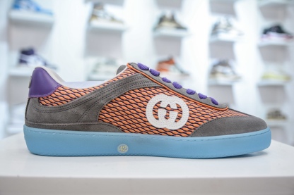Gucci 古馳G75 圓頭系帶運動鞋
尺碼：35 36 37 38 39 40 41 42 43 44 45 46