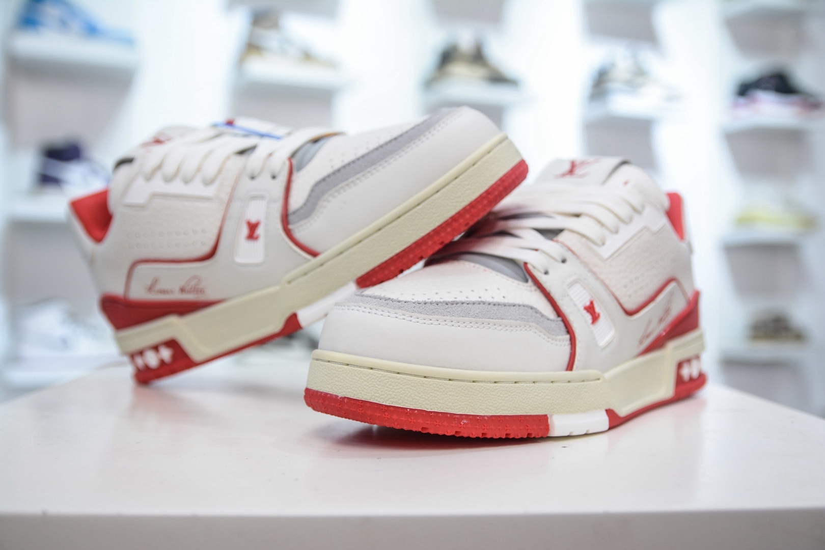 Louis Vuitton Trainer lv時裝走秀運動鞋板鞋 SIZE：36 37 38 39 40 41 42 43 44 45
