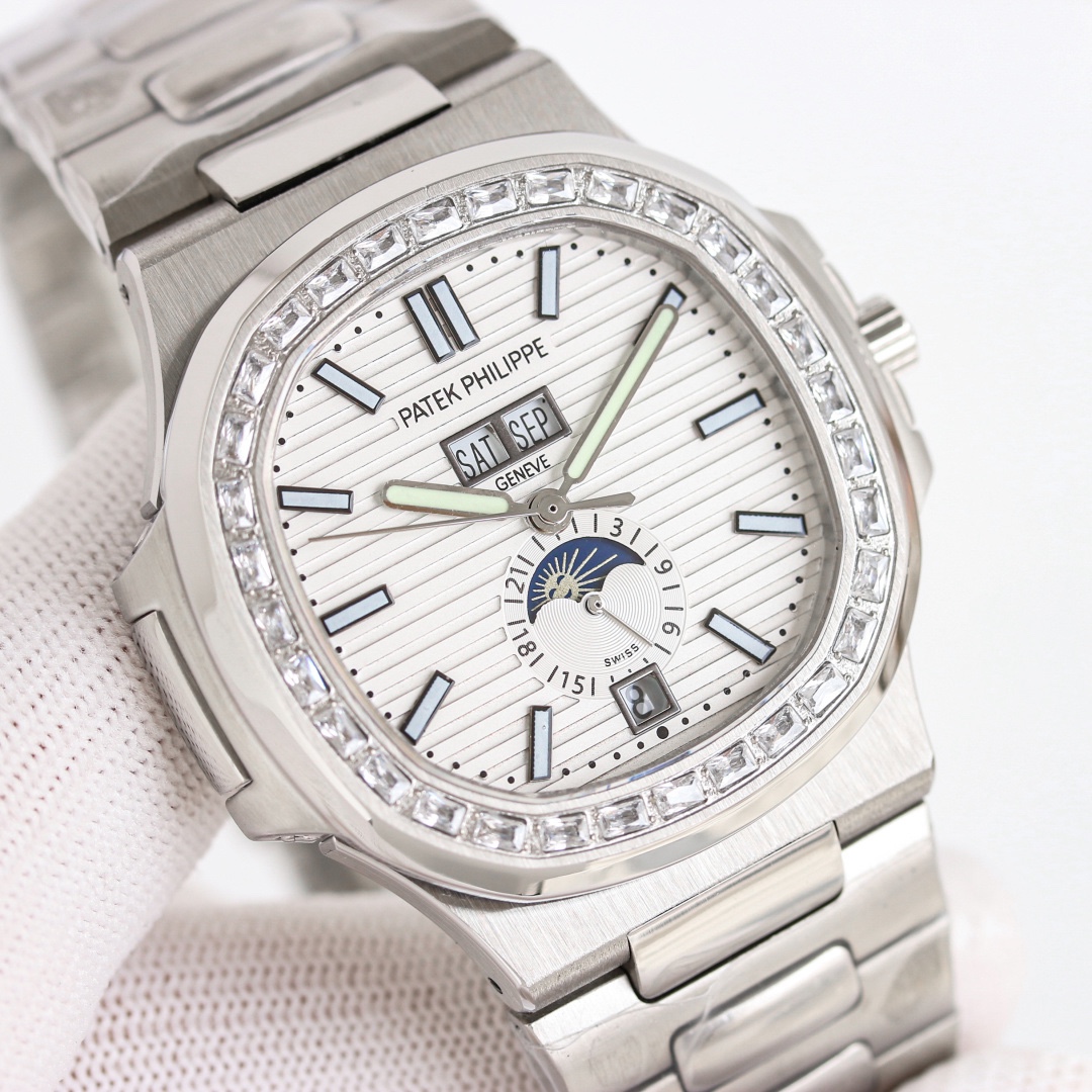 高端復刻1-1 TW推出全新 百達斐麗 PP 鸚鵡螺5726/1A🔥 百達翡麗 鸚鵡螺系列 
全新開模全新力作頂級V2版本上新！