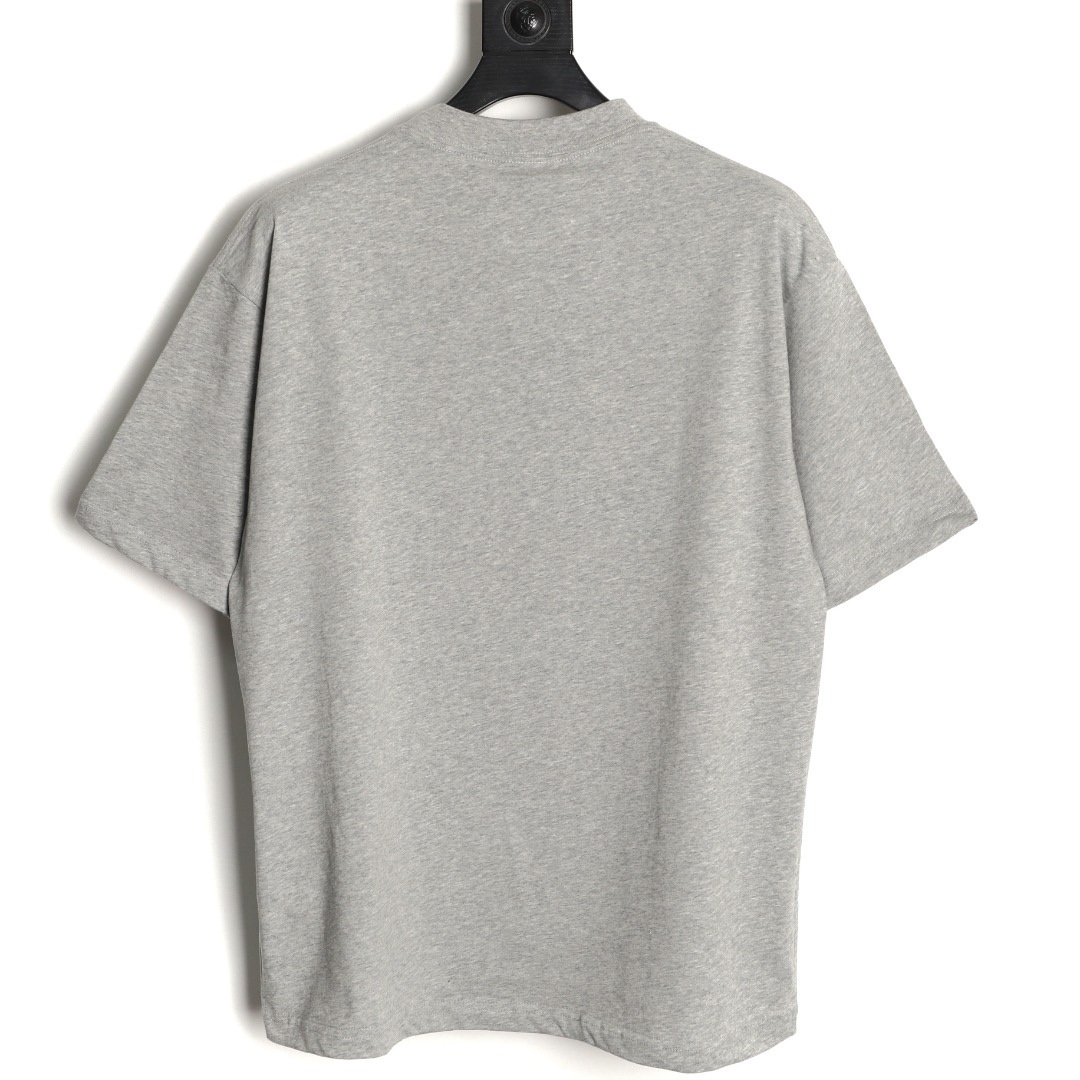 🔝BALENCIAGA巴黎世家BLCG 側邊草體字母短袖T恤
正品購入開發，40支雙紗巴黎棉210克，1*1配套十字羅紋280克，進口刺繡，面料酵洗，定制1：1商標，寬松版型
B Size：S-XL