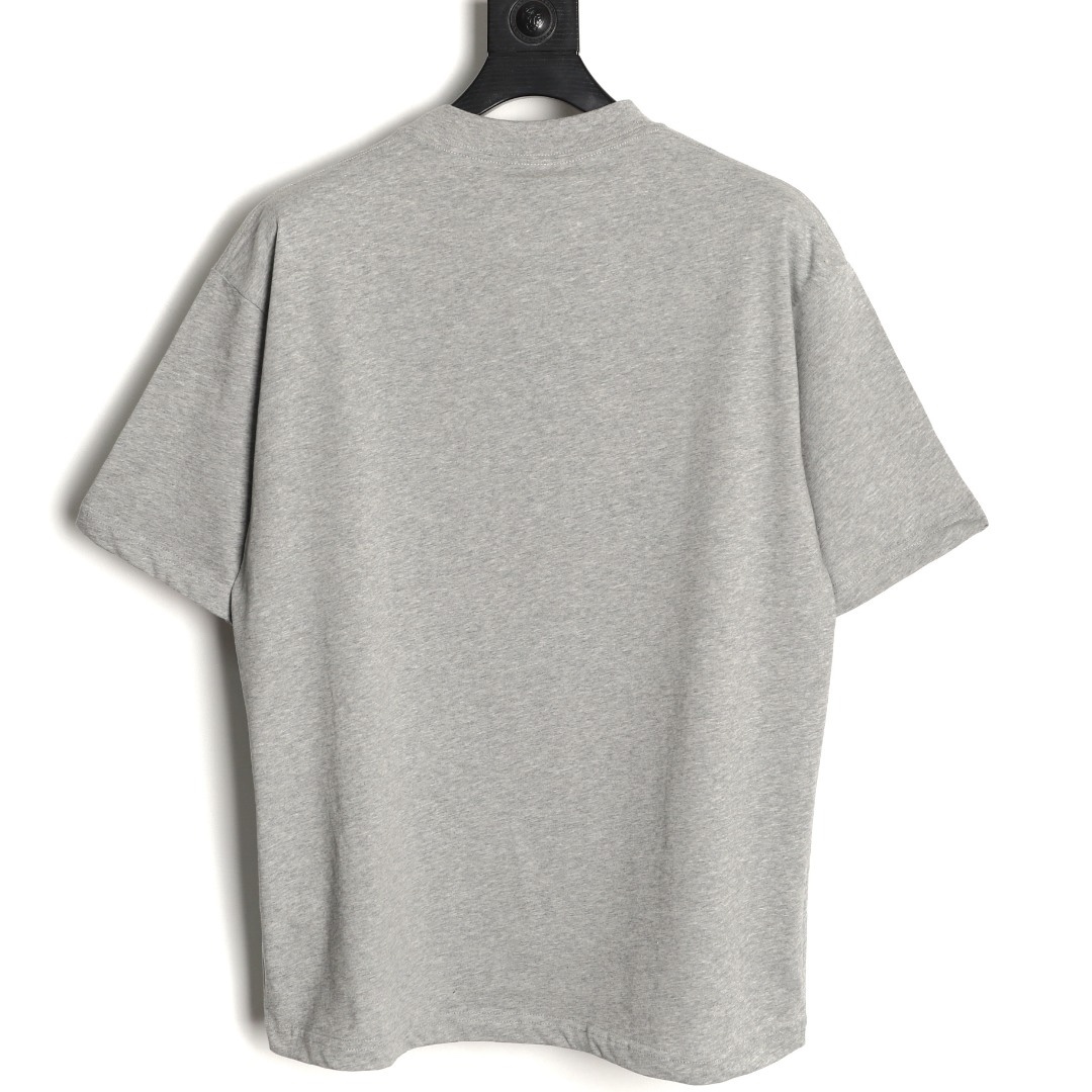 🔝BALENCIAGA巴黎世家BLCG 側邊草體字母短袖T恤
正品購入開發，40支雙紗巴黎棉210克，1*1配套十字羅紋280克，進口刺繡，面料酵洗，定制1：1商標，寬松版型
B Size：S-XL