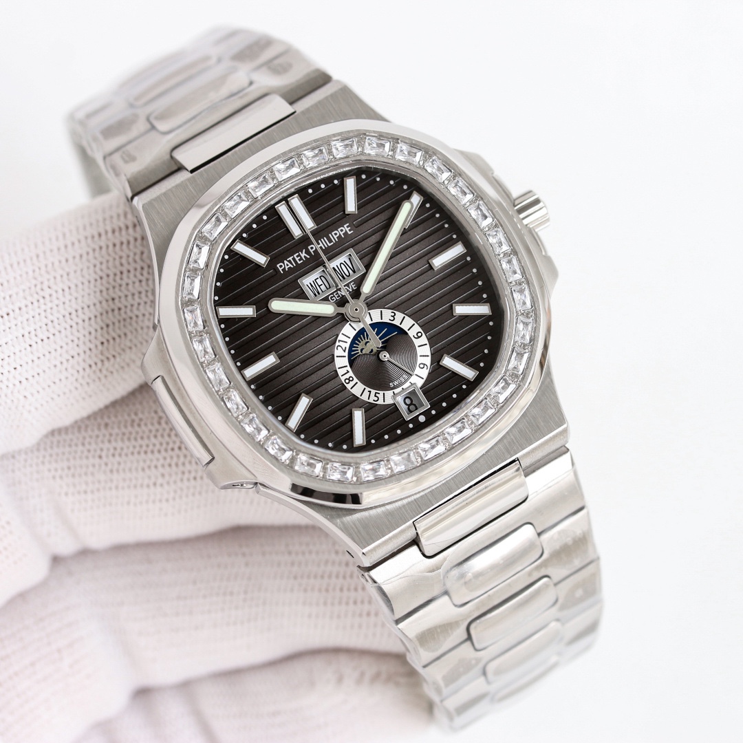 高端復刻1-1 TW推出全新 百達斐麗 PP 鸚鵡螺5726/1A🔥 百達翡麗 鸚鵡螺系列 
全新開模全新力作頂級V2版本上新！
