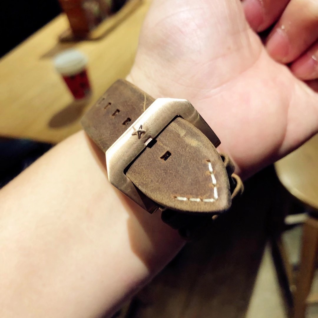 真力時 大飛 新款限量版原裝1:1 殼套 45mm*14mm  8215自動機械機芯 零返修 藍寶石玻璃 超級瑞士夜光 高檔進口瘋馬皮！！！