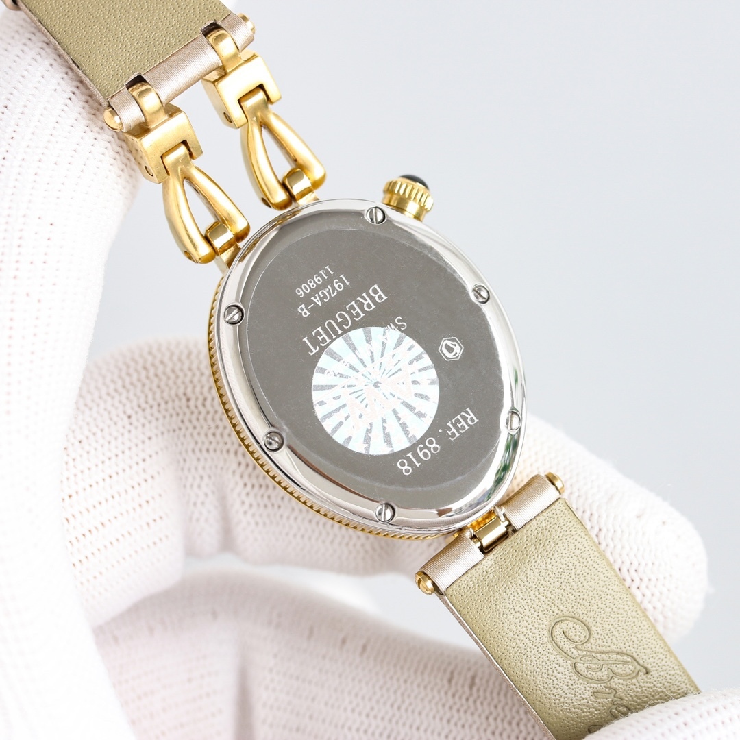 升級版[色]那不勒斯王后系列REINE DE NAPLES[色]高品質女士瑞士石英機芯女表、和機械腕表[色]設計靈感正是來自寶璣大師為那不勒斯王后卡洛琳·繆拉所創制的世界首枚腕表。該系列腕表採用鵝卵形的表殼和機芯，設計獨特，曲線優美，以時尚.優雅的形式表達現代女性的柔美與嫵媚，散髮著濃濃詩意。