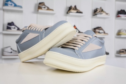 RICK OWENS/RO Hollywood 歐文斯 圓頭系帶低幫板鞋 
尺碼:36 37 38 39 40 41 42 43 44 45 46