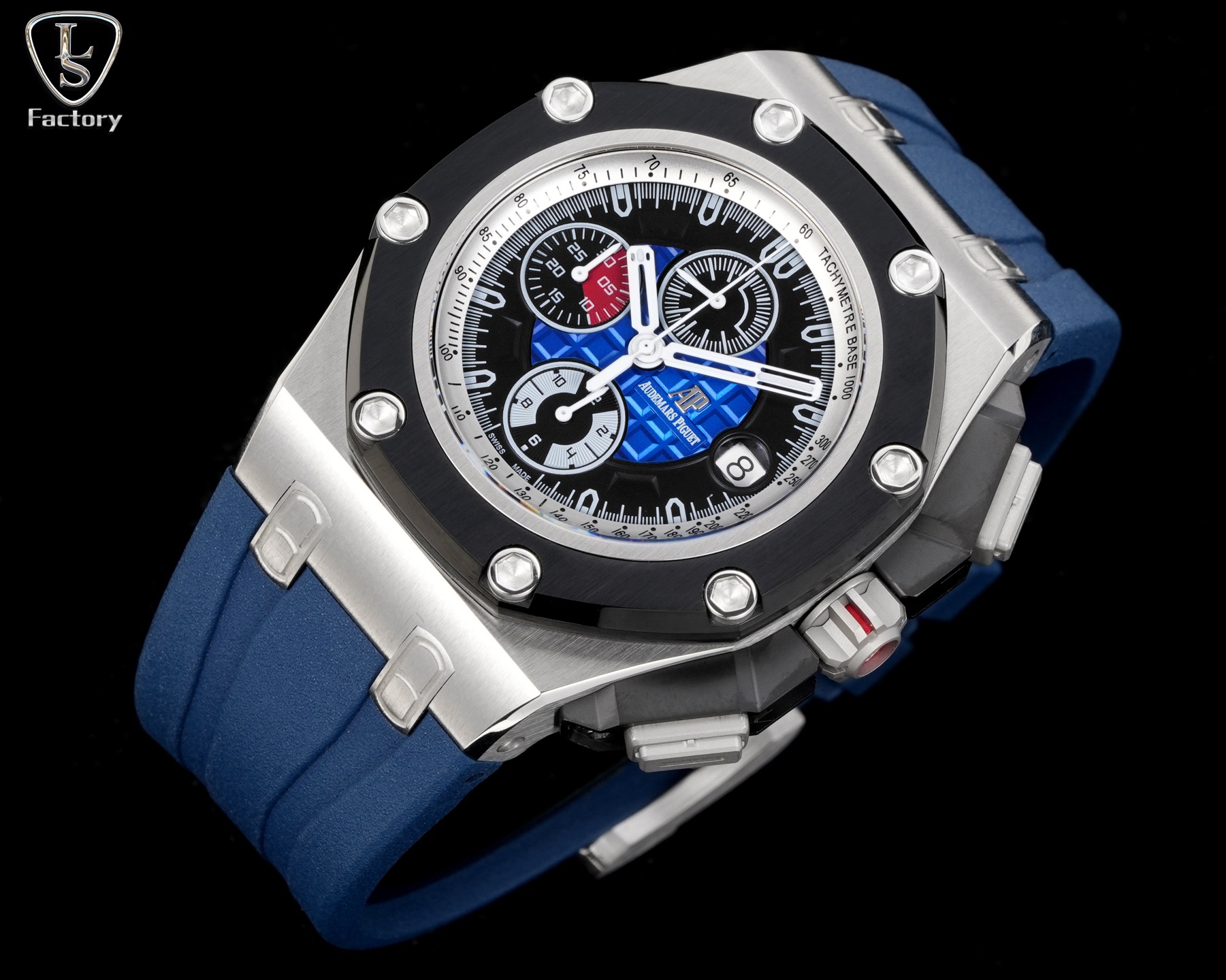 LS .Factory  愛彼  Audemars  Piguet  
邁克爾·舒馬赫皇家橡樹離岸型 26568PM.OO.A021CA.01 全新升級版，杜絕一眼假，橫空出世！
愛彼研制的邁克爾·舒馬赫皇家橡樹離岸型計時腕表採用44毫米的表徑，做到無可挑剔，堪稱天花板級別
