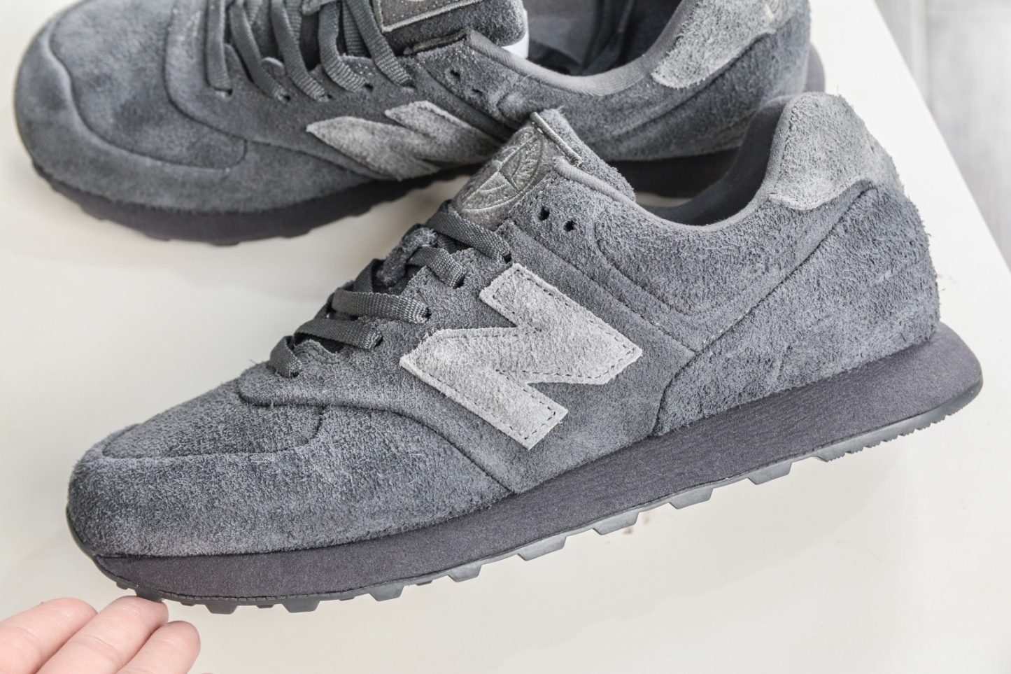 Stone Island x New Balance NB574 石頭島聯名低幫復古慢跑鞋 
貨號：U574BST1
Size：36-45