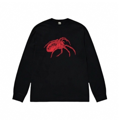 STUSSY 斯圖西 25SS 蜘蛛 logo印花情侶圓領長袖T恤-頂級外貿品質


Color：白色 黑色 螢光綠 橙色

Size：S M L XL XXL

Number：268035

獨家原版定制純棉圓筒布面料 
單件克重高達 260g
手感柔軟舒適 外貿出口訂單
區別市場普貨 質量頂級！

進口膠漿印花 色彩艷麗
原版一致寬松版型 精工剪裁 無性別穿搭
無色差版本

官网最新全套定制辅料 水洗 领标 吊牌 包装袋等一应俱全 真正做到一比一！


