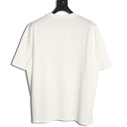 🔝HERMES愛瑪仕 真皮H字貼片短袖T恤正品購入，21支洗後維斯棉190克，1*1羅紋230克，面料拼接，模板刺繡，定制1：1真皮皮標，定制1：1商標，寬松版型
B Size：S-XL