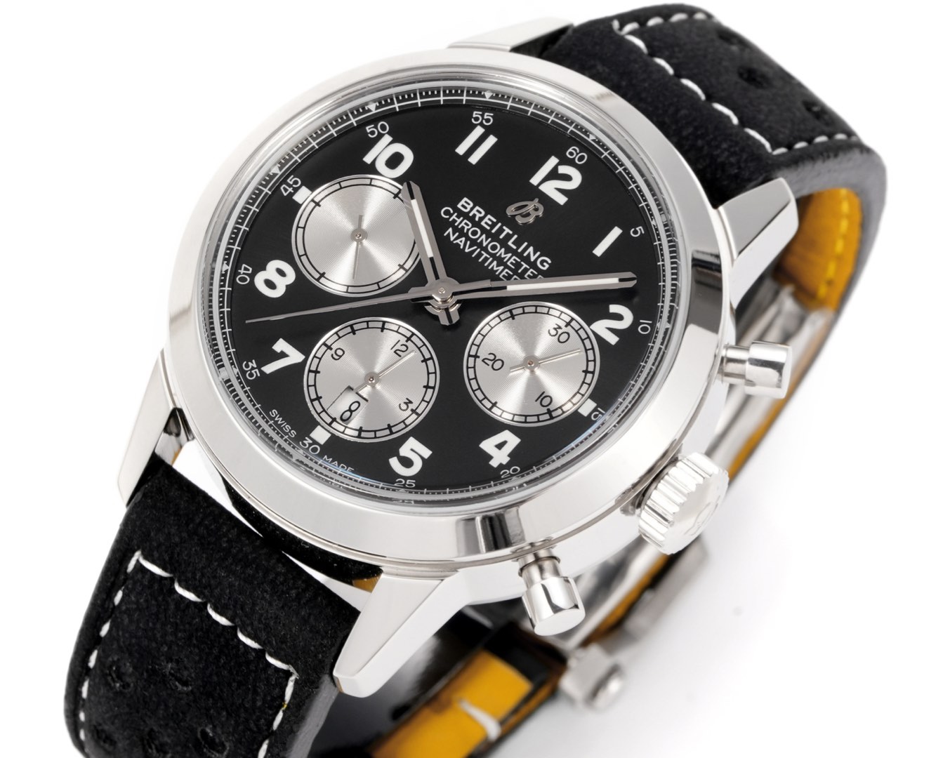 百年靈新品 BN9 越洋系列AB015212.BF26743P.A20BA.1  材質： 316L精鋼直徑： 41毫米厚度： 13.65毫米 表鏡： 鍋蓋弧面藍寶石，雙面防眩處理表底： 旋入式精鋼，透明藍寶石表冠： 非旋入式，雙密封墊機芯：7750機芯 復刻首選 精緻推薦男士多功能機械腕表 ，精心打造超真實實物圖拍攝。