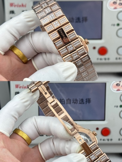 luFactory 獨家力作👍
蕭邦AlpineEagle雪山傲翼系列
🌈彩T鑽🌟變色龍🦎滿天星✨限量款及隱藏款首推
如炬目光，比擬暗夜星芒⛰️於山川湖海間🌊洞見紳士願景與磅礡未來👔
尺寸：原裝一致41mmX9.7mm
機芯：9015改Chopard 01.01-c
錶鏈：獨家原版開模金磚型鏈節一體式錶鏈
岩石紋錶盤，鍍銠羅馬數字，時針及分針時標均覆以Super-LumiNova® X1級螢光塗層
致獻當代“雄鷹”，志存高遠之人在日常生活中超邁群倫，其視野啓迪人心、昇華情志。憑借遠見和