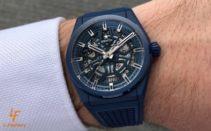 佩戴效果圖  LF真力時DEFY系列全新升級版，殼身 頭粒 機芯 表扣等均做了升級調整。一款根據路虎標誌性花輪轂設計而成的高顏值鏤空腕表。

原裝1:1開模鑄造，極致還原表殼的每一處細節打磨倒角，盡顯原裝菱角分明、堅毅果敢的陽剛氣質。完美的41mm表經，適配大眾男性手寸，正裝休閒兩不誤。根據汽車輪轂設計而成的五角星錶盤，未來概念感十足。同步官網新款1:1五角星折疊扣，搭載定製版Cal.670sk全自動機械機芯，鏤空日曆的大小與位置、機芯夾板、齒輪、五角星陀皆按原版機芯數據1:1拆解鍛造而成。

LF臻品