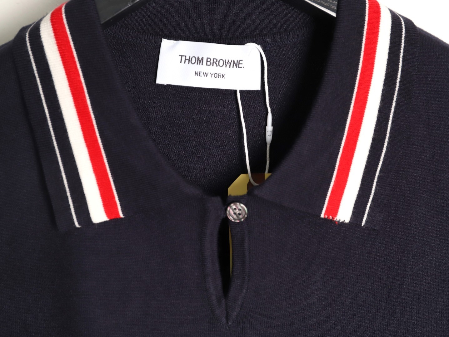 🔝THOM BROWNE TB 彩條翻領羊毛針織連衣裙
原版定制面料 輔料 
尺碼：1 2 3