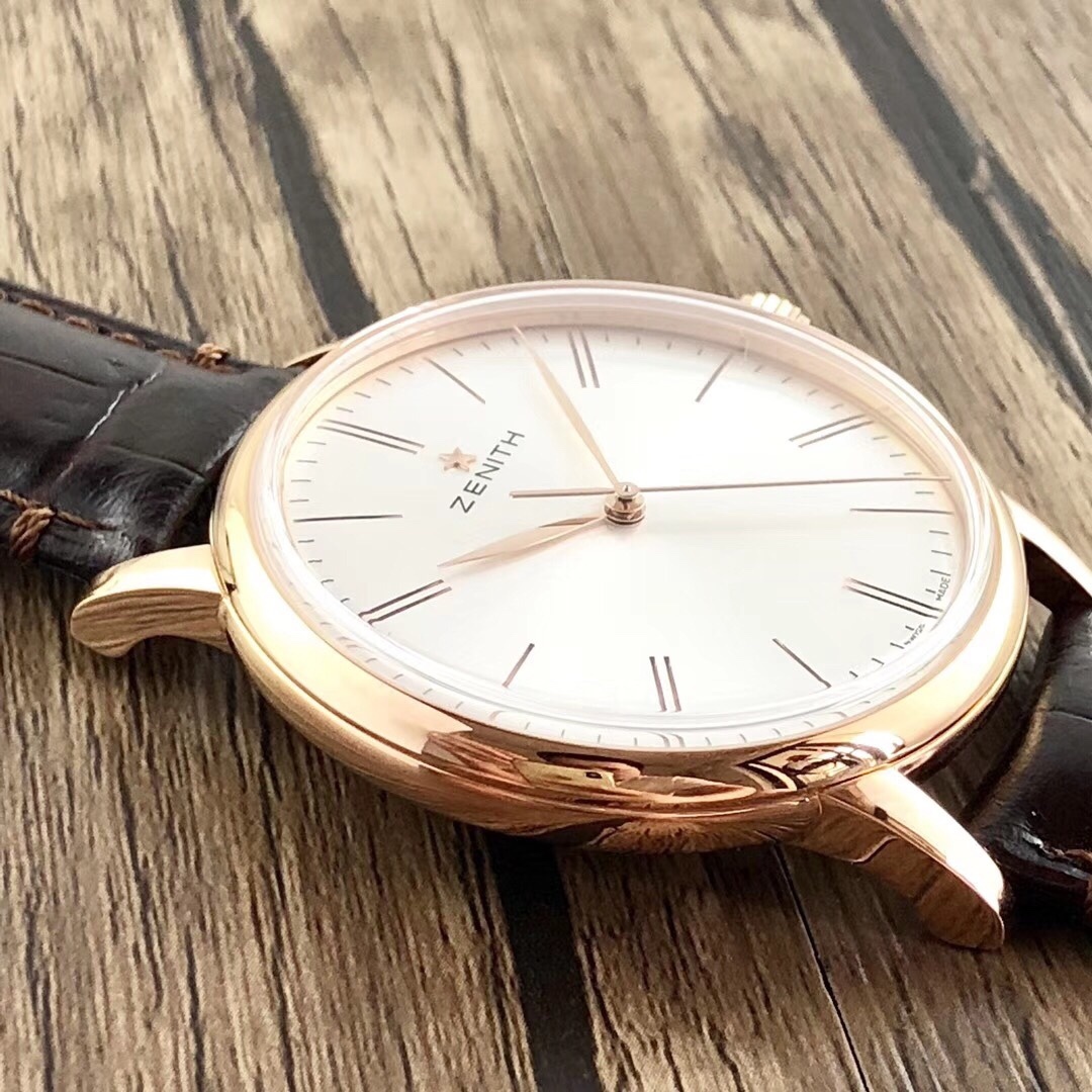 【真力時】菁英系列：一切來得剛剛好！
  機芯：進口9015改制ELITE6150型號-剛剛好
  表殼：原版開模42MM/316L精鋼-剛剛好
  玻璃：弧形雙面防眩處理藍寶石-剛剛好
  字面：字釘鐫刻/鍍銠太陽紋/琢面指針-剛剛好
  皮帶：精選意大利牛皮+膠質底皮-剛剛好
  表扣：原版制動折疊扣-剛剛好
原版開模超級復刻，歷盡兩年時間突破各種工藝難關，到達一切剛剛好的效果！