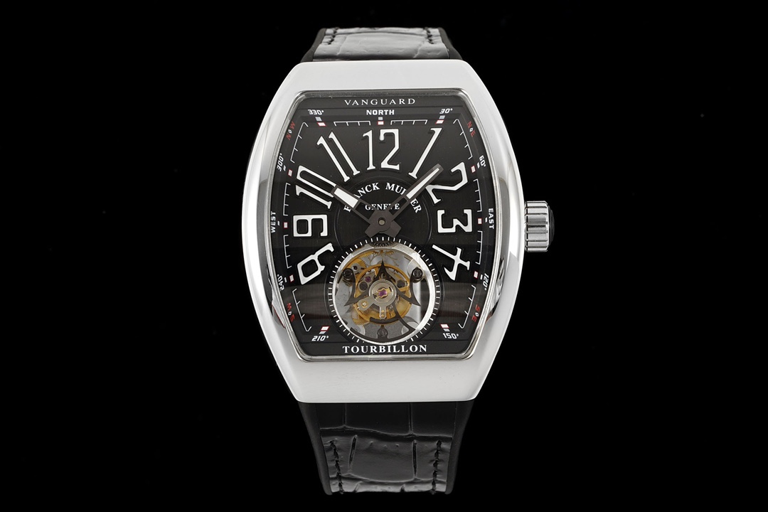 RMS最新款 頂級復刻 法蘭克穆勒V45 Vanguard陀飛輪系列 歷時多年研發機芯 
1 1:1 超級復刻原裝複雜法穆蘭陀飛輪機芯 細節完美到位 打造正品機芯獨具的雙發條盒 超薄工藝 
2超長72小時動力儲存 告別每天手動上鏈 高端玩家的定制款 把頭上鏈30個半圈 發條盒為滿 不需要過度上鏈 
3 千錘百鍊 316L精鋼表殼 超薄表殼 與原裝一致厚度 彎曲弧度 更加貼合手腕 佩戴舒適 
4 純正進口意大利小牛皮 貼合手感品質一流的進口氟橡膠錶帶 與正版全完通用互換
5瑞士工程師 原版機芯拆解 一比一甲