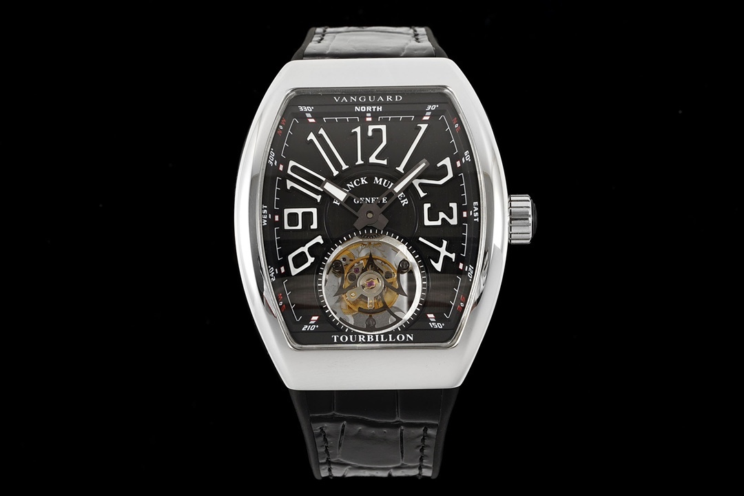 RMS最新款 頂級復刻 法蘭克穆勒V45 Vanguard陀飛輪系列 歷時多年研發機芯 
1 1:1 超級復刻原裝複雜法穆蘭陀飛輪機芯 細節完美到位 打造正品機芯獨具的雙發條盒 超薄工藝 
2超長72小時動力儲存 告別每天手動上鏈 高端玩家的定制款 把頭上鏈30個半圈 發條盒為滿 不需要過度上鏈 
3 千錘百鍊 316L精鋼表殼 超薄表殼 與原裝一致厚度 彎曲弧度 更加貼合手腕 佩戴舒適 
4 純正進口意大利小牛皮 貼合手感品質一流的進口氟橡膠錶帶 與正版全完通用互換
5瑞士工程師 原版機芯拆解 一比一甲