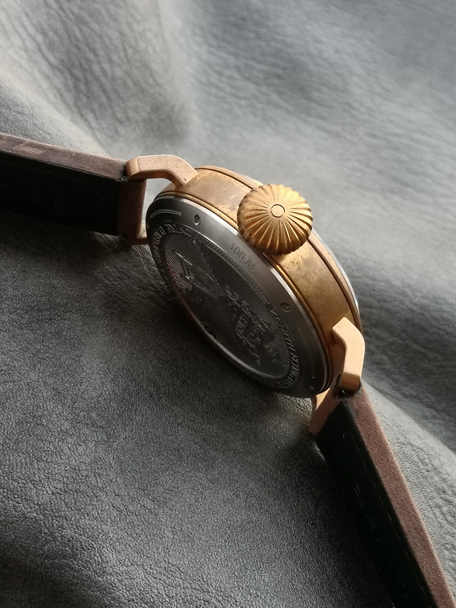 XF限量推薦：真力時飛行員系列29.2430.679/63.1001腕表，青銅表殼，卡其綠色錶盤，9015型自動機械，45毫米。