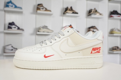 Nike Air Force 1 Low 07 米白紅 
貨號：CS5288 079
Size：36 36.5 37.5 38 38.5 39 40 40.5 41 42 42.5 43 44 44.5 45