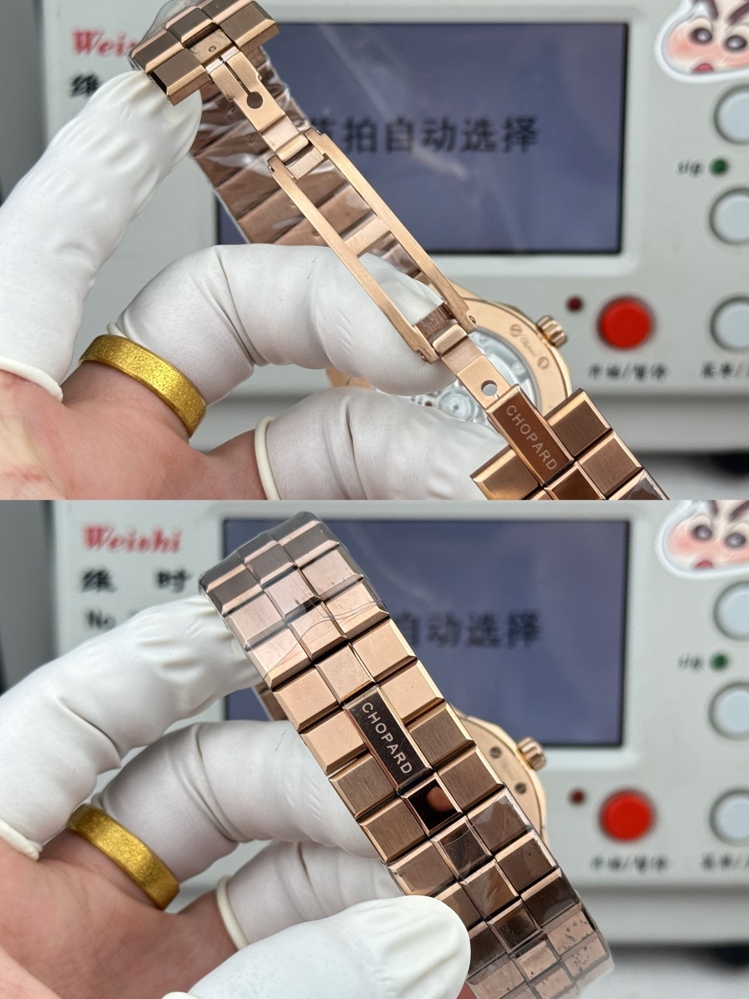 Factory 獨家力作👍
蕭邦AlpineEagle雪山傲翼系列
🌈彩T鑽🌟變色龍🦎滿天星✨限量款及隱藏款首推
如炬目光，比擬暗夜星芒⛰️於山川湖海間🌊洞見紳士願景與磅礡未來👔
尺寸：原裝一致41mmX9.7mm
機芯：9015改Chopard 01.01-c
錶鏈：獨家原版開模金磚型鏈節一體式錶鏈
岩石紋錶盤，鍍銠羅馬數字，時針及分針時標均覆以Super-LumiNova® X1級螢光塗層
致獻當代“雄鷹”，志存高遠之人在日常生活中超邁群倫，其視野啓迪人心、昇華情志。憑借遠見和決心，