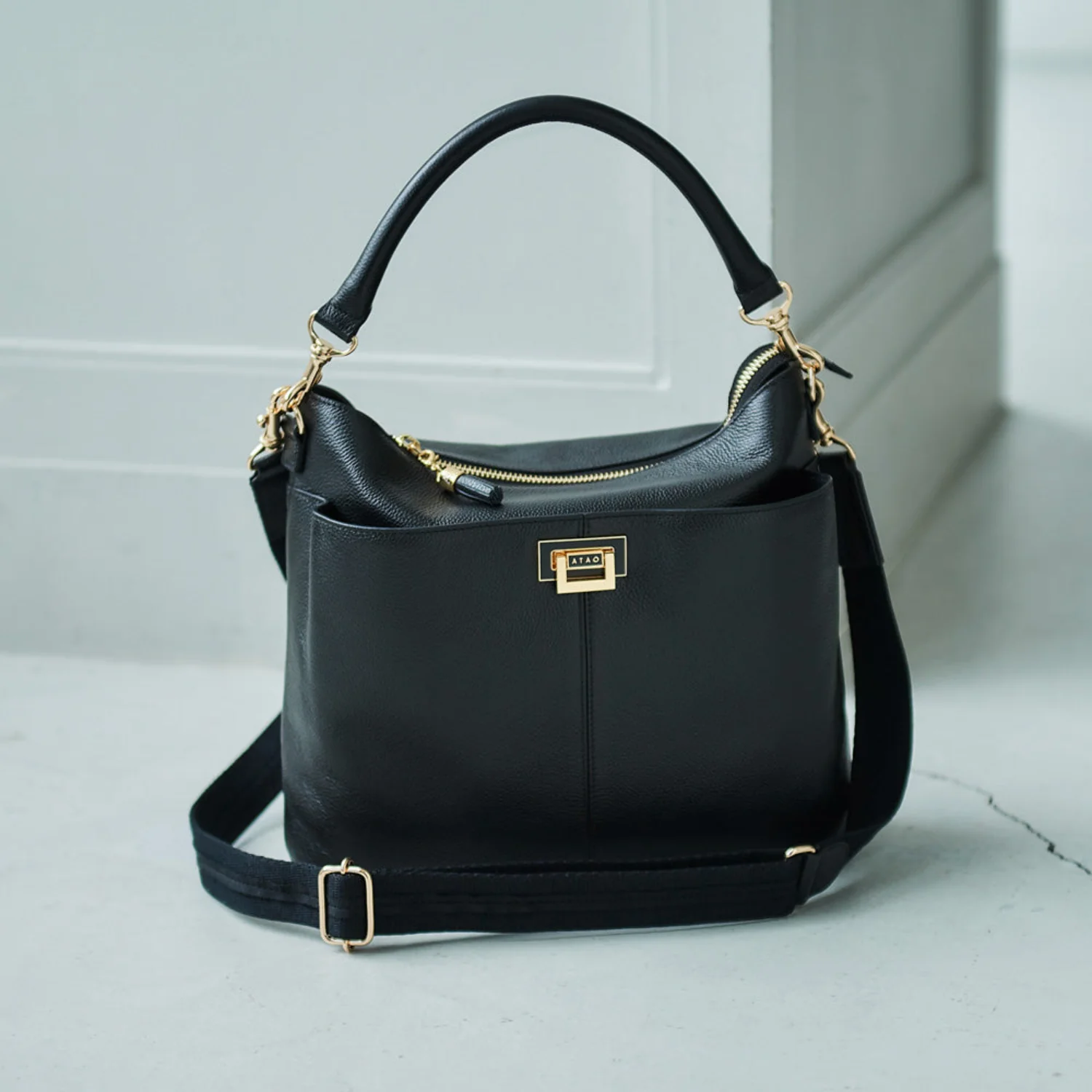 【ATAO WEEKEND】 2WAYバッグ｜撥水レザーで軽くて使いやすい・通勤からお出かけまで幅広く使える人気モデル