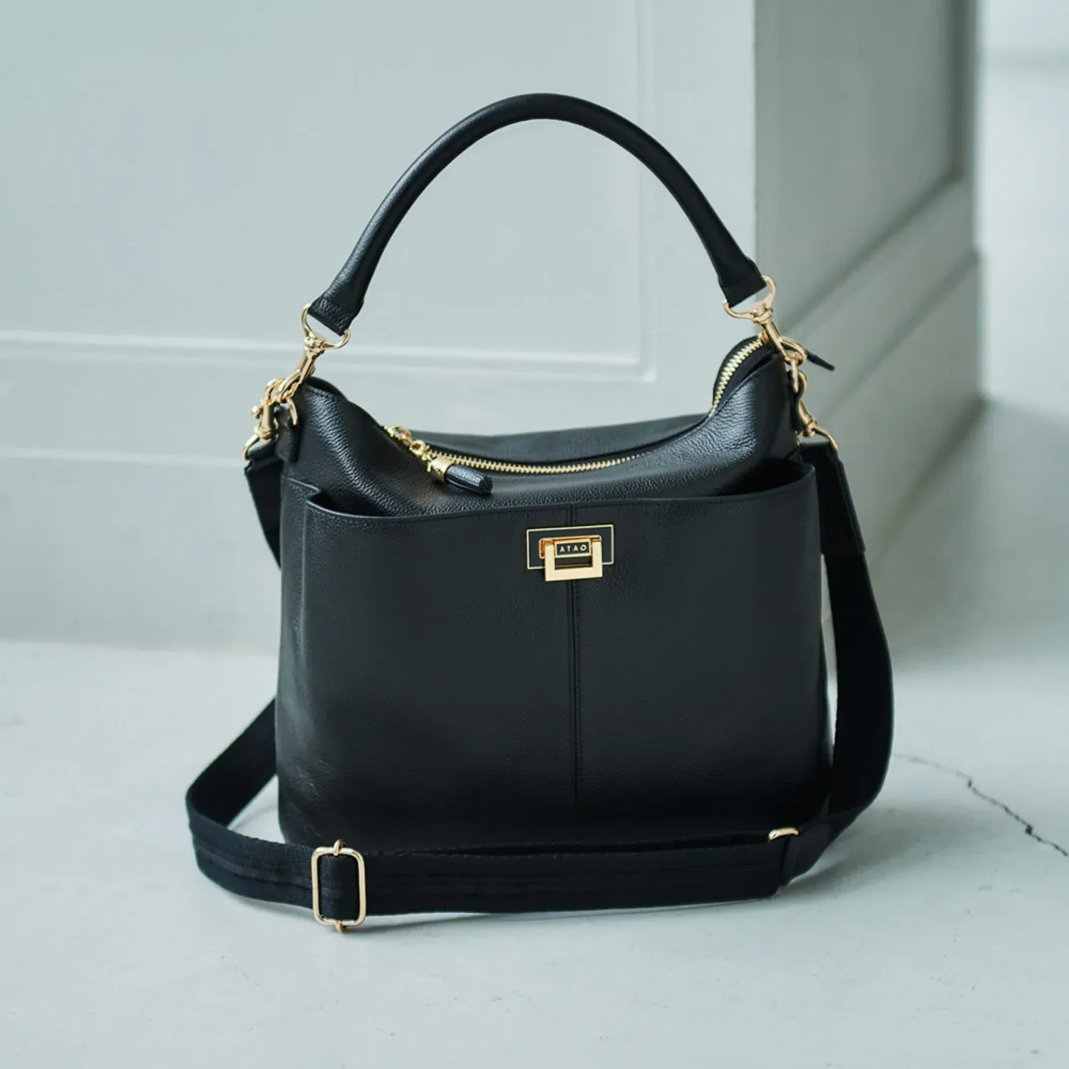 【ATAO WEEKEND】 2WAYバッグ｜撥水レザーで軽くて使いやすい・通勤からお出かけまで幅広く使える人気モデル