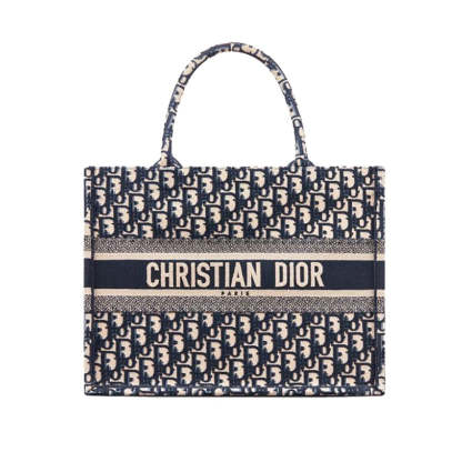 ☆Dior BOOK TOTE BAG☆新木優子同項 セレブ芸能人御用達・国内発★Diorキャンバスブックトートバッグ