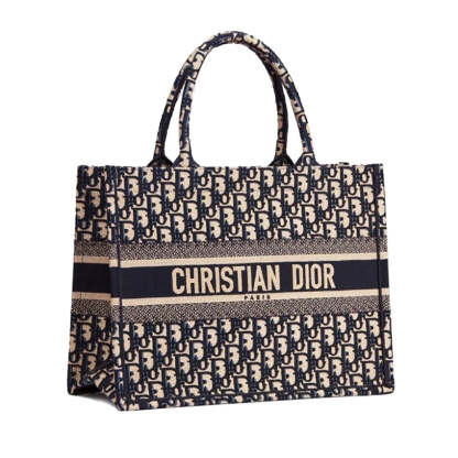 ☆Dior BOOK TOTE BAG☆新木優子同項 セレブ芸能人御用達・国内発★Diorキャンバスブックトートバッグ