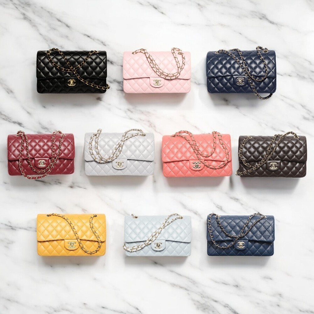 雑誌掲載！大政絢さん愛用の大人気バッグが登場！ラムスキン ピンク11.12 クラシック ハンドバッグ