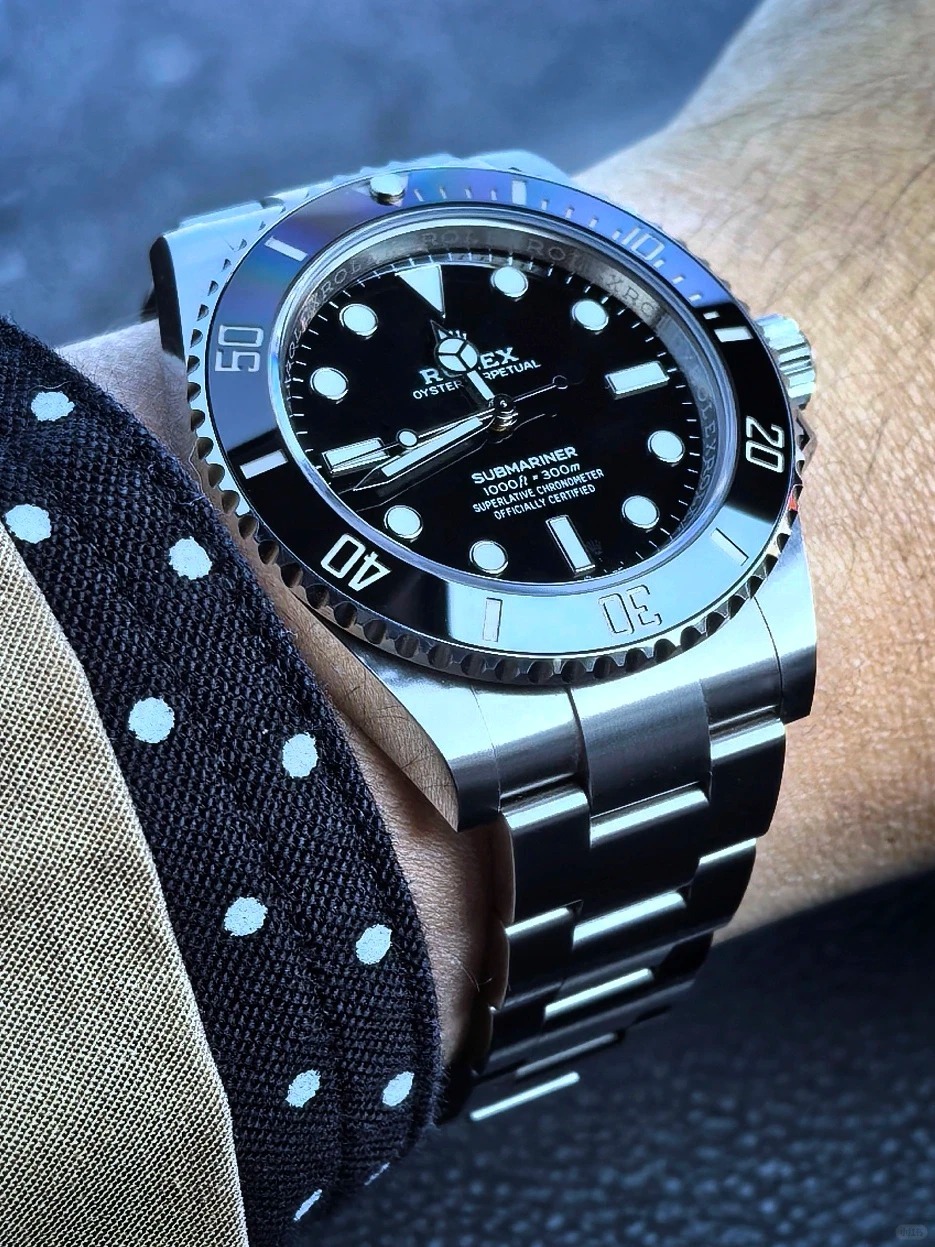 サブマリーナー41 mmオイスター、41 mm、オイスタースチール、リファレンス 124060