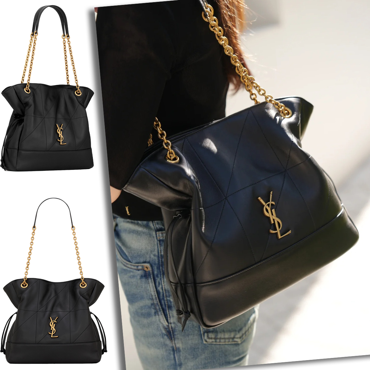 【SAINT LAURENT】オールシーズン活躍、特に秋冬の大活躍バッグ✨ジェイミー トート💓日本人気上昇中！売り切れ続出！